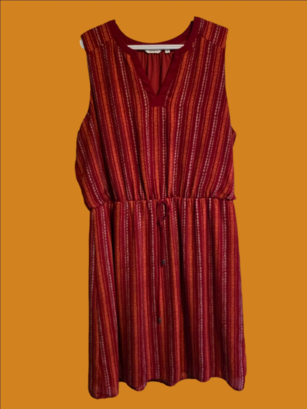 4/$67 Deal! Reitmans Striped Sleeveless Midi Dress